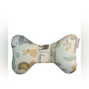 Welslife Animal Print Bone-Shaped Pillow for baby